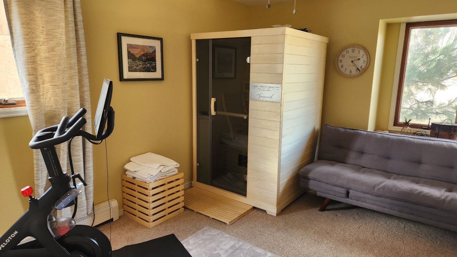 Transcend Smart Sauna in spare bedroom