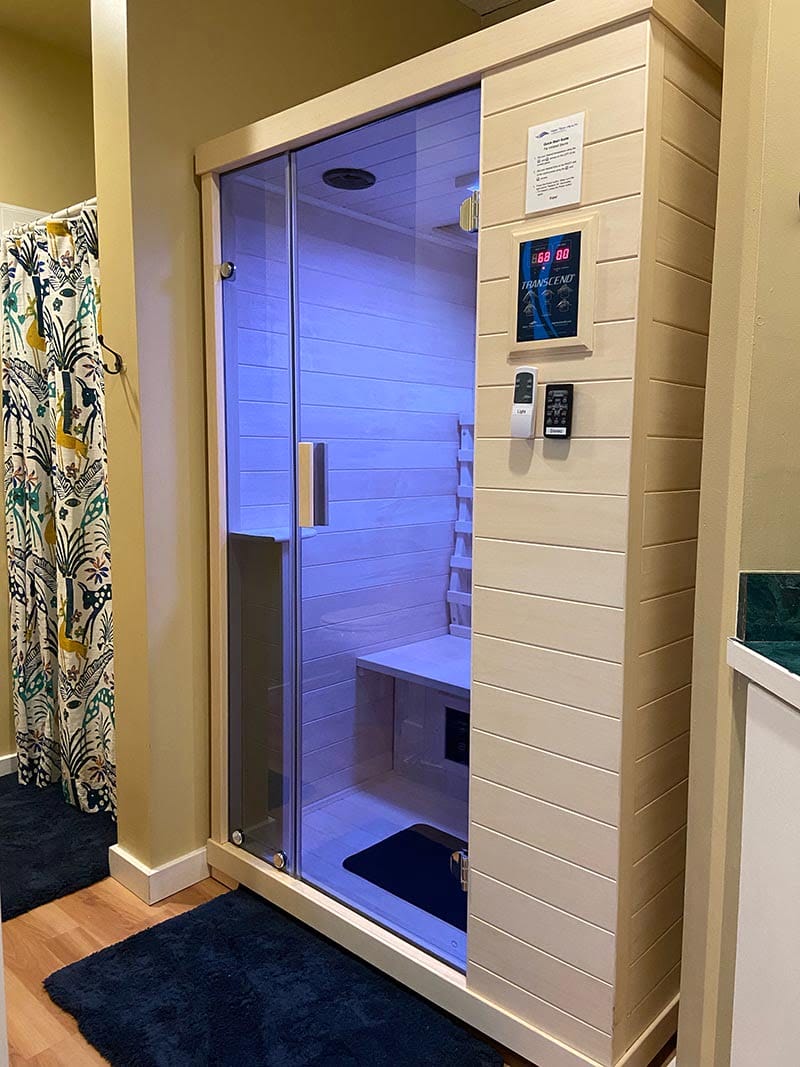 Transcend TR-2 infrared sauna in clinic