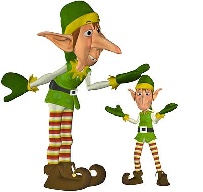 Low elf cartoon