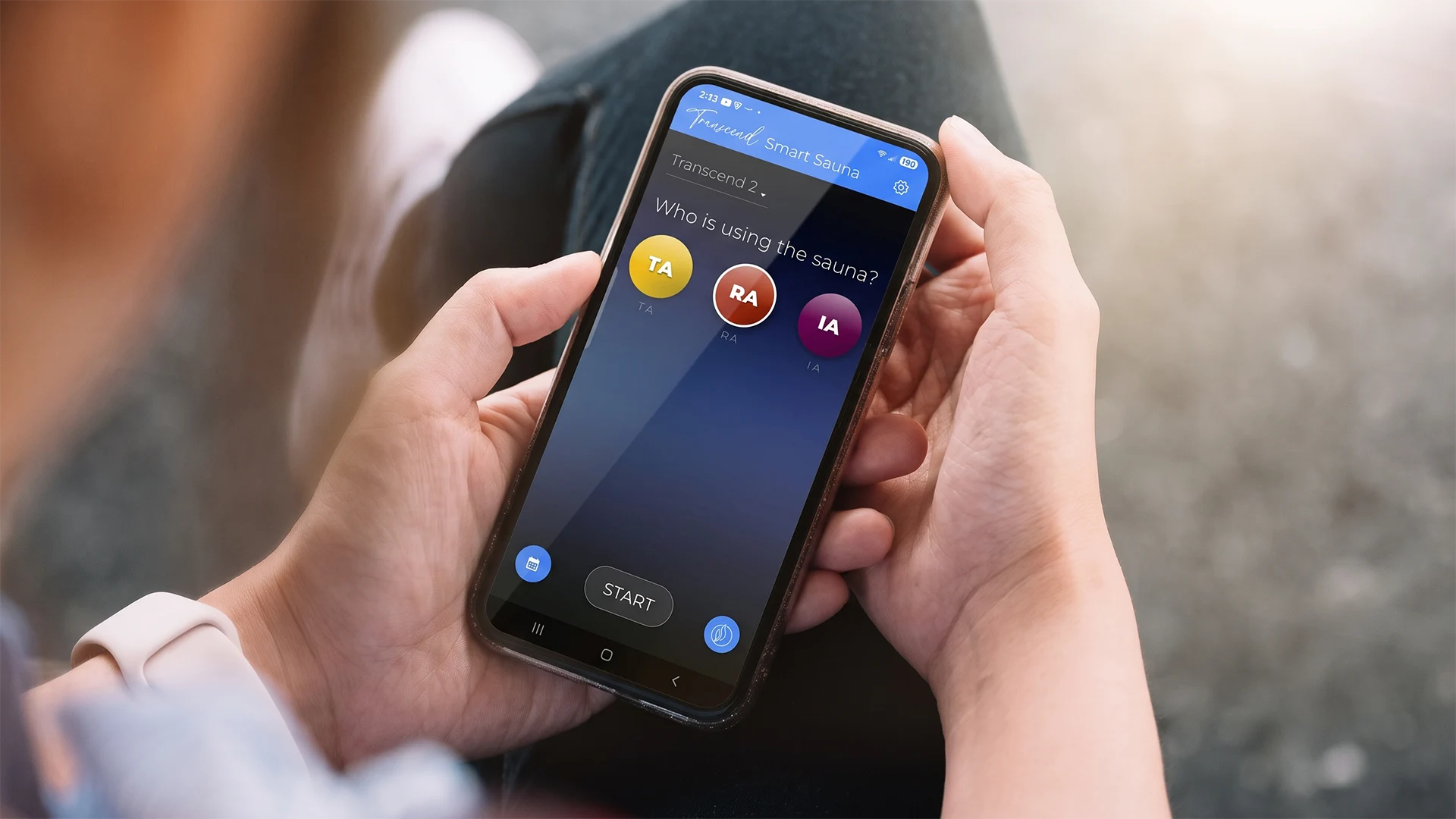 Transcend Sauna Remote App