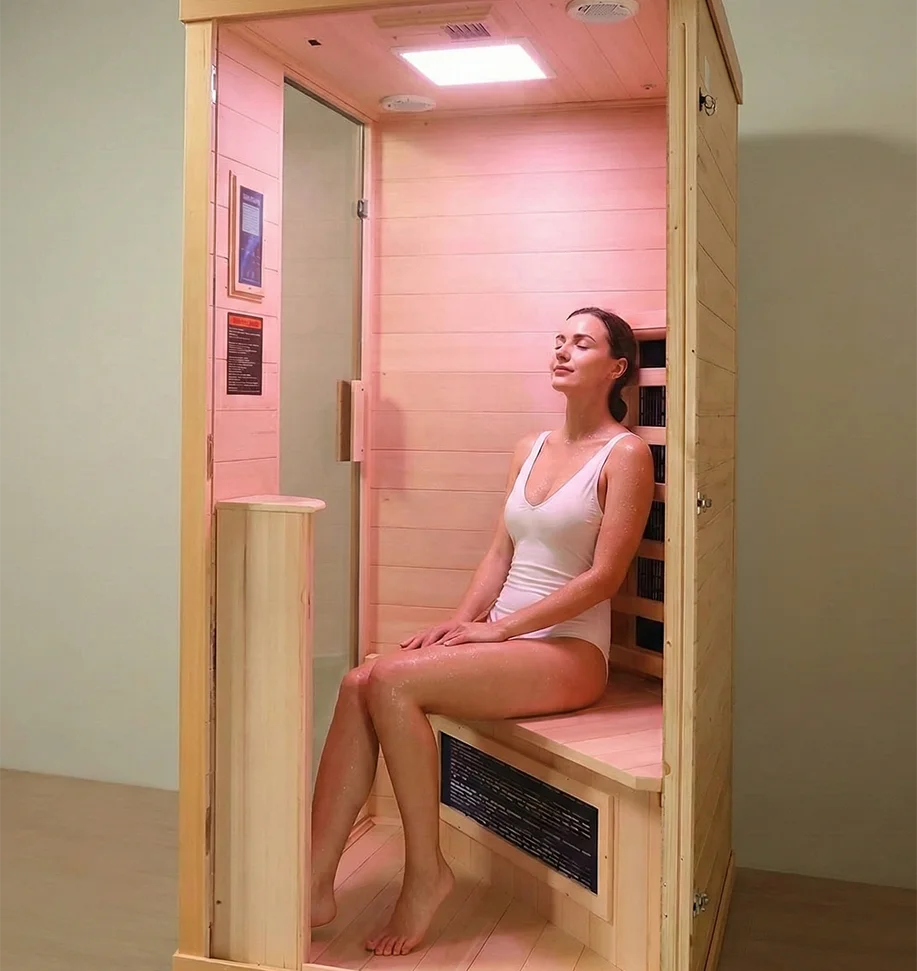 Transcend TR-1 Infrared Sauna - Interior View