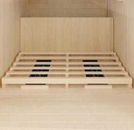 Top-down view of the Transcend TR-2 infrared sauna