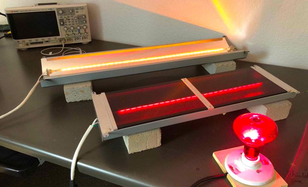 Various full-spectrum and near-infrared heaters Various full-spectrum and near-infrared heaters