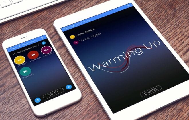 Transcend Smart Sauna control app