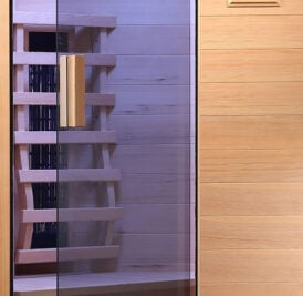 Transcend TR-1 infrared sauna's backrest