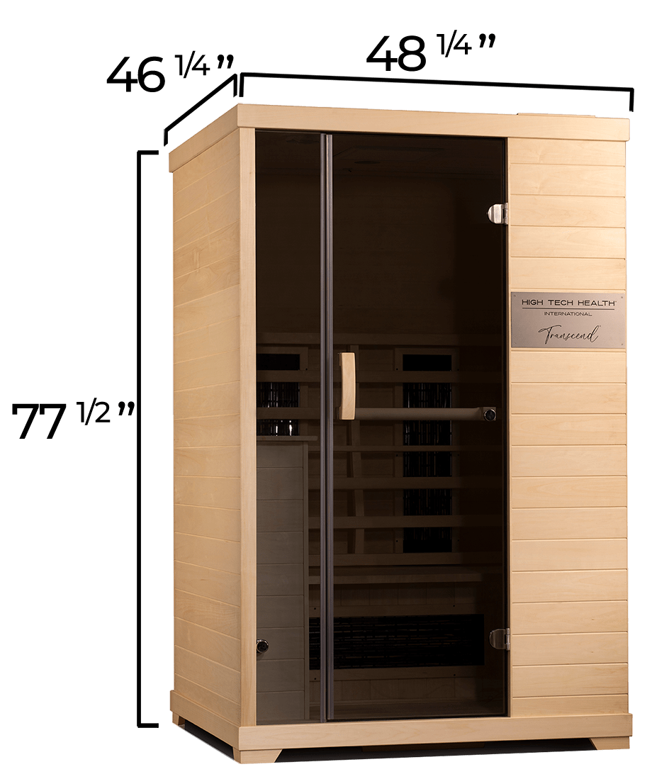 Transcend TRS-2 infrared Smart Sauna Dimensions Transcend TRS-2 infrared Smart Sauna Dimensions