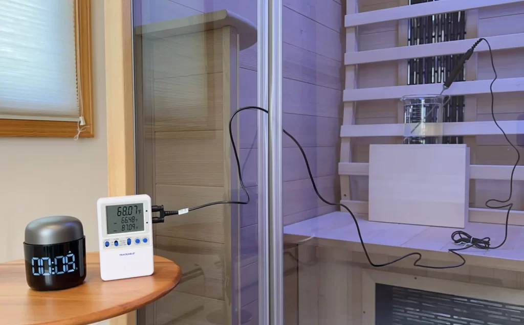 Using calorimetry to measure infrared heater effectiveness.