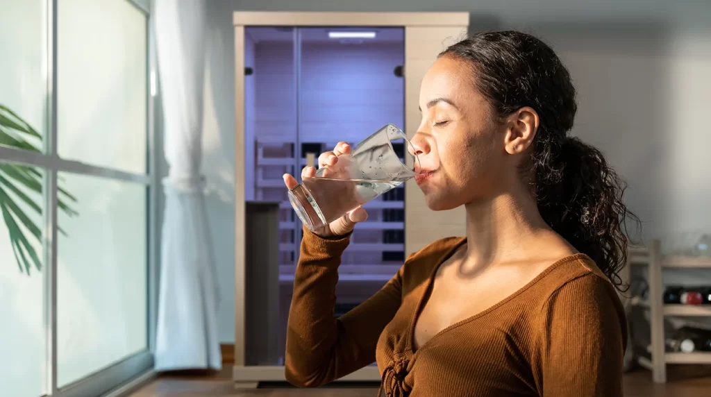 drink water before sauna
