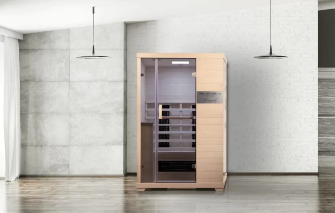 Transcend Smart Sauna in White Room