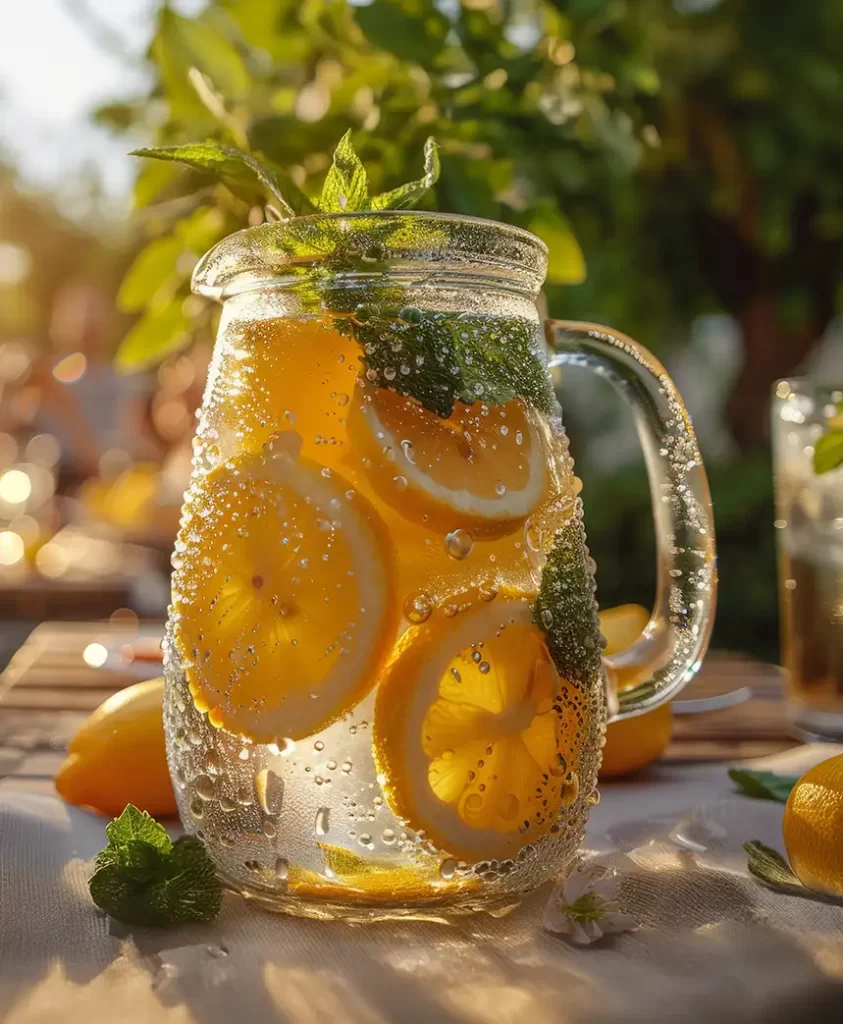 Lemon Water helps with hydration