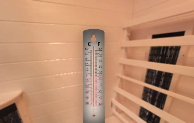 TRS2 Sauna with thermometer