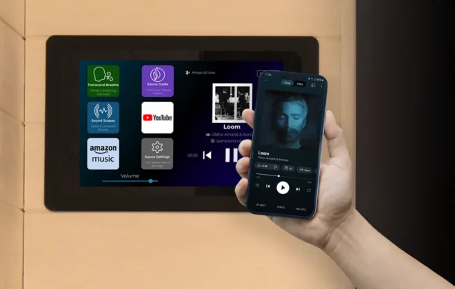 Transcend Infrared Sauna Bluetooth Screen