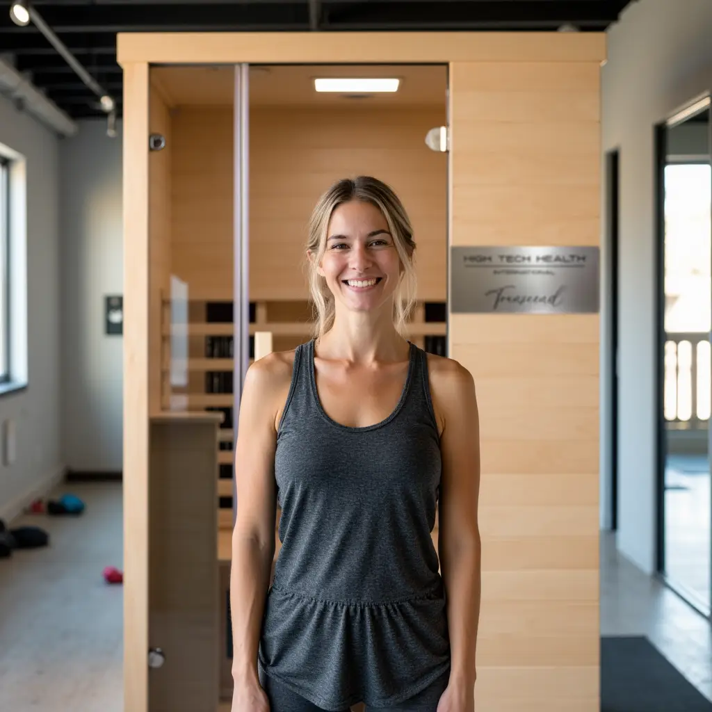 TRS Infrared Sauna in Yoga Studio