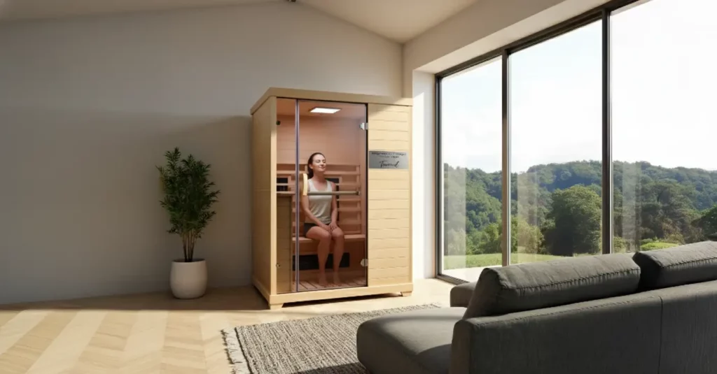 Infrared Sauna in living room