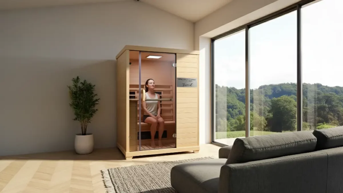 Infrared Sauna in living room