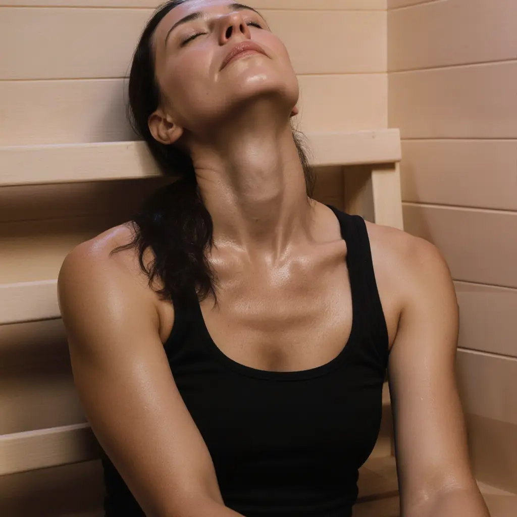 Sweat in a High Tech Health infrared sauna
