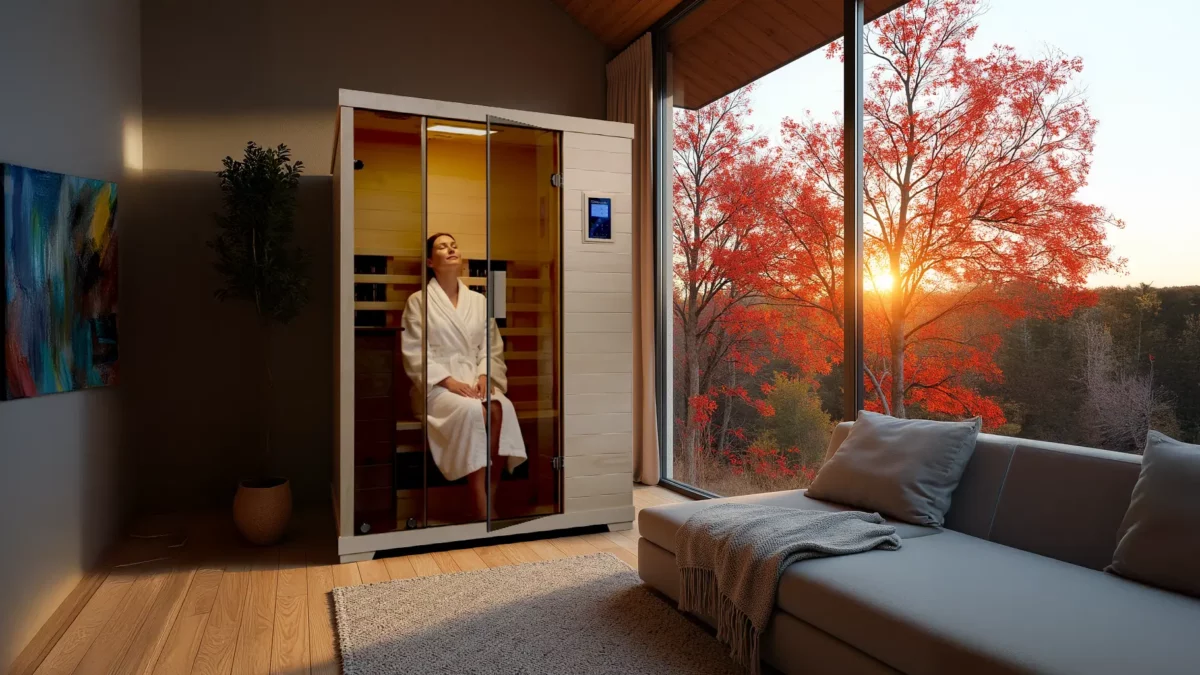 Fall is great for saunas