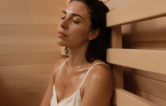 Sweating is healthy in an infrared sauna
