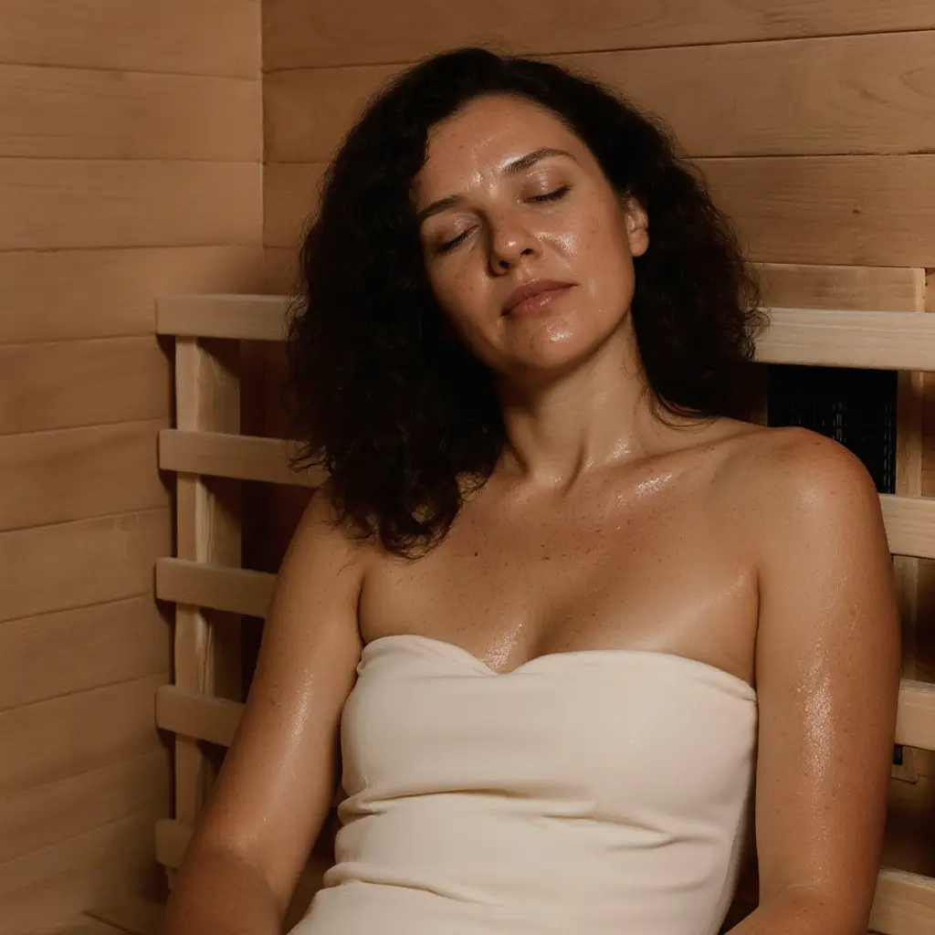 Sweat in a High Tech Health infrared sauna