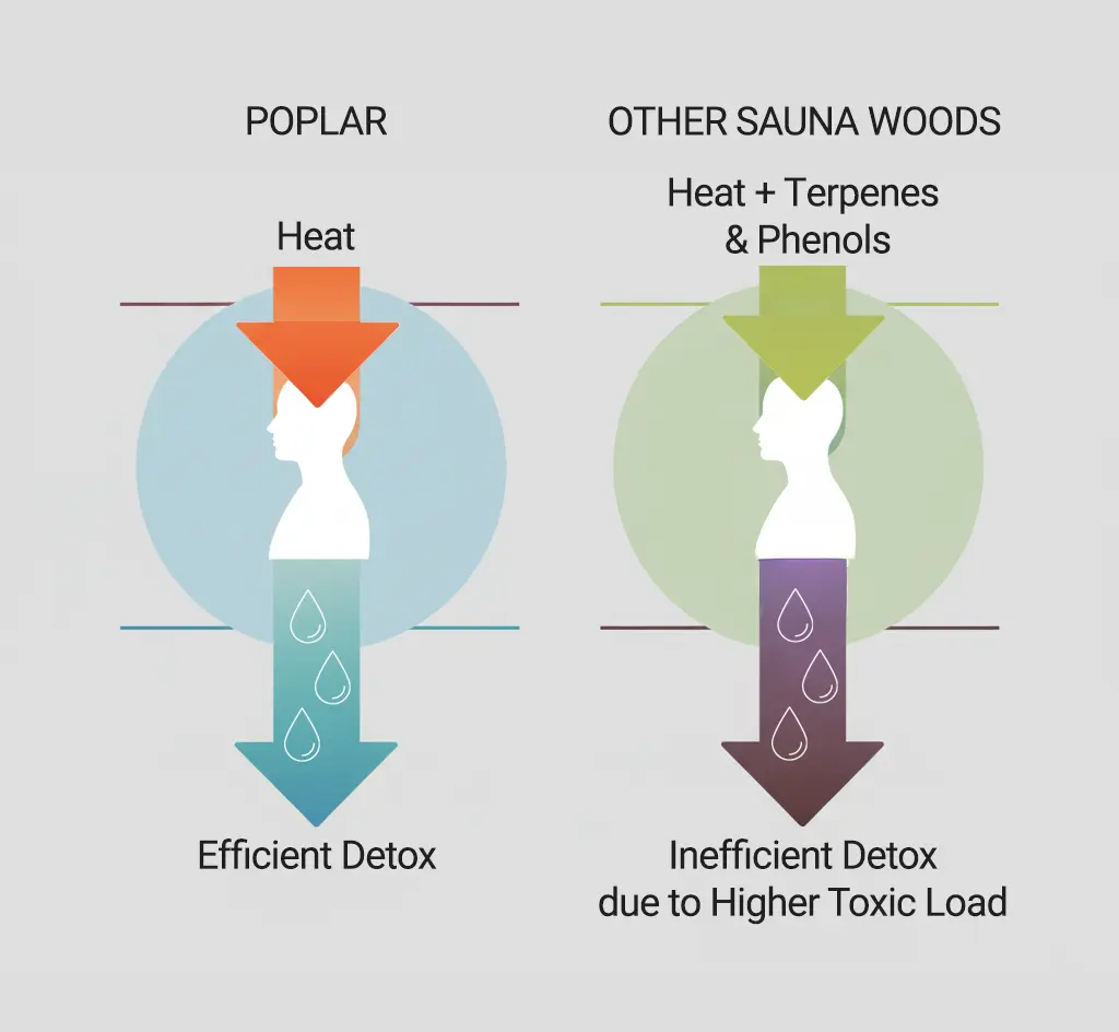 Poplar vs Other Sauna woods Poplar vs Other Sauna woods
