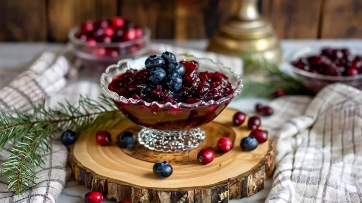Blueberry Cranberry Compote