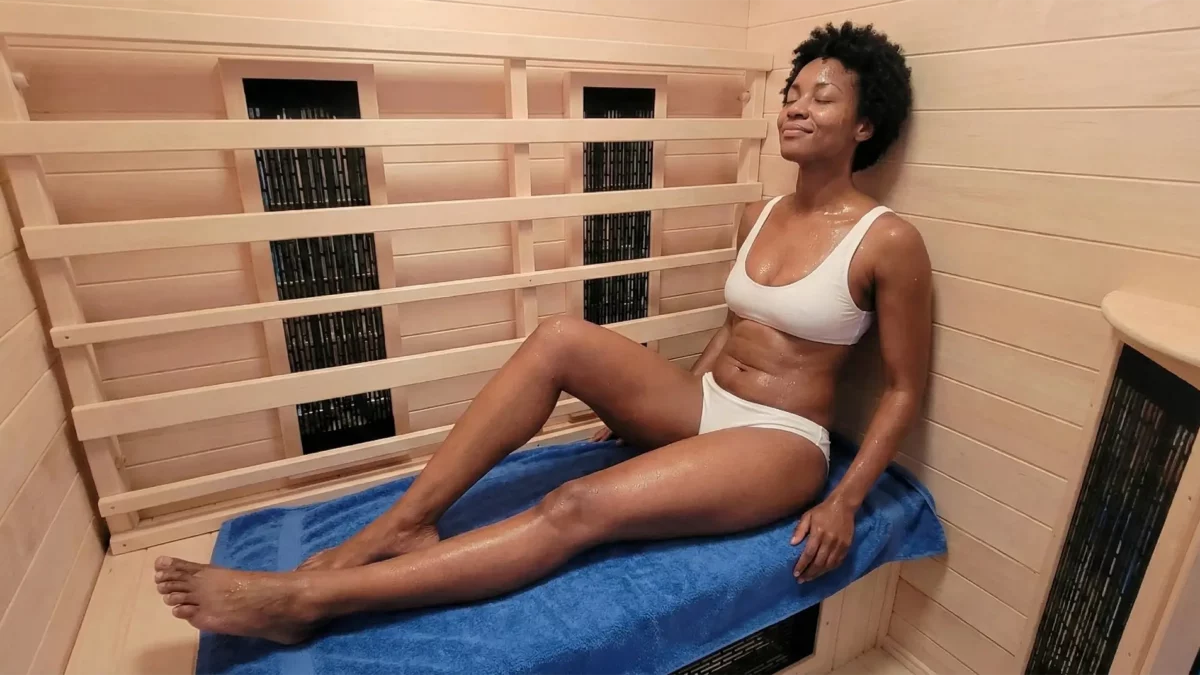 Sweat in a TRS2 infrared Sauna
