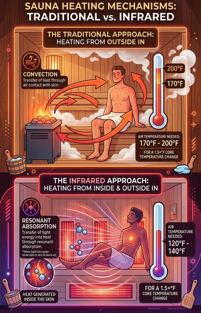 Traditional vs Infrared Saunas