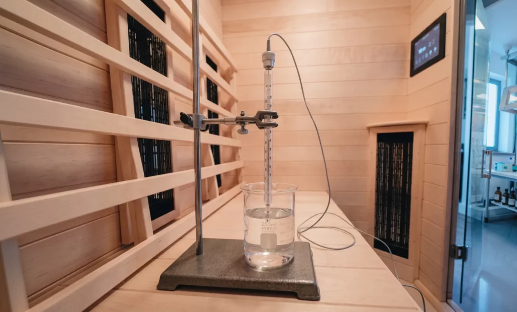 Lab Testing Infrared Sauna output