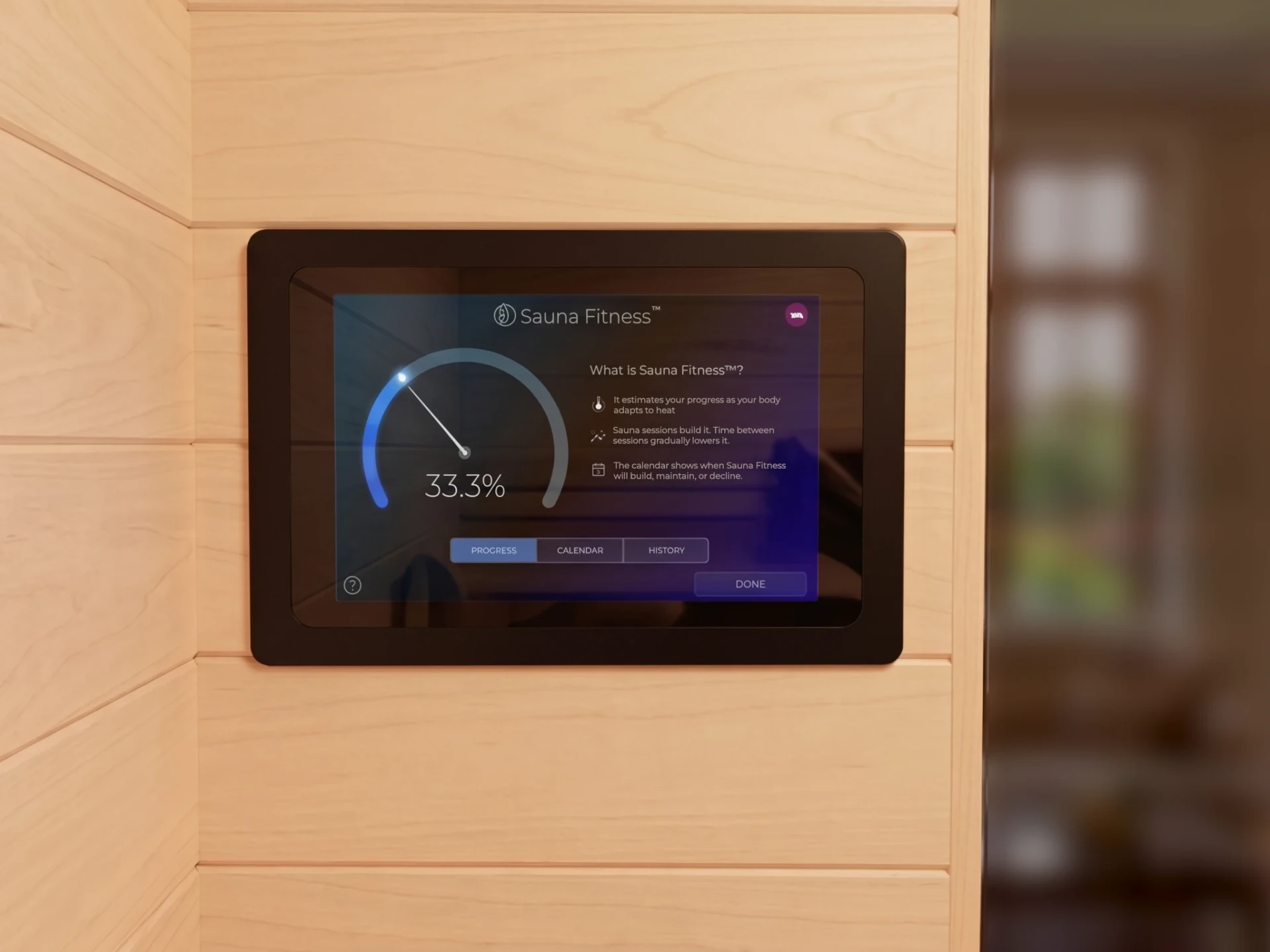 The Sauna Fitness™ indicator